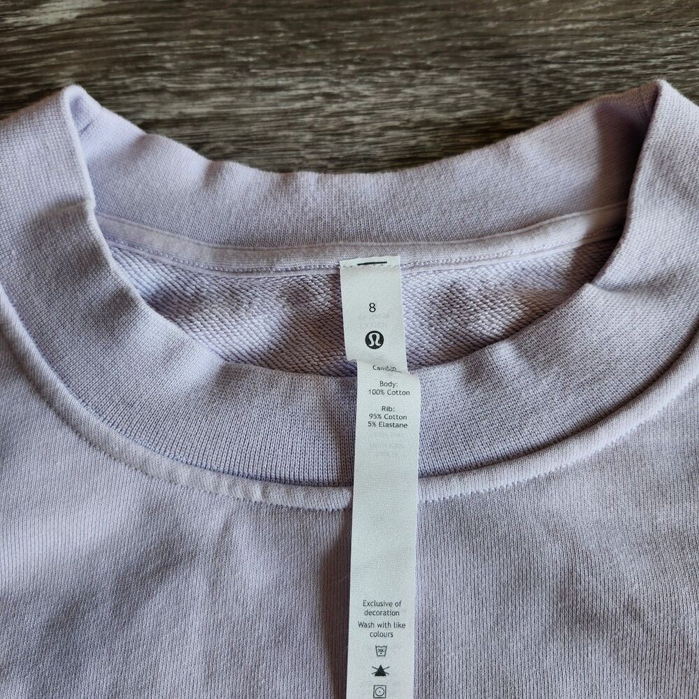 (8) Lululemon Perfectly Oversized Crew - Picture 2 of 4